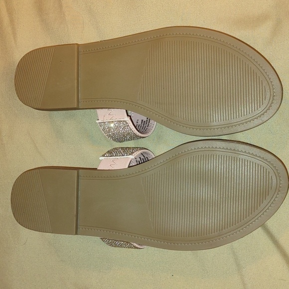 JUSTFAB "Cass" Pink w/Rhinestone Strap Sandals Size 7 BNIB - Picture 7 of 7